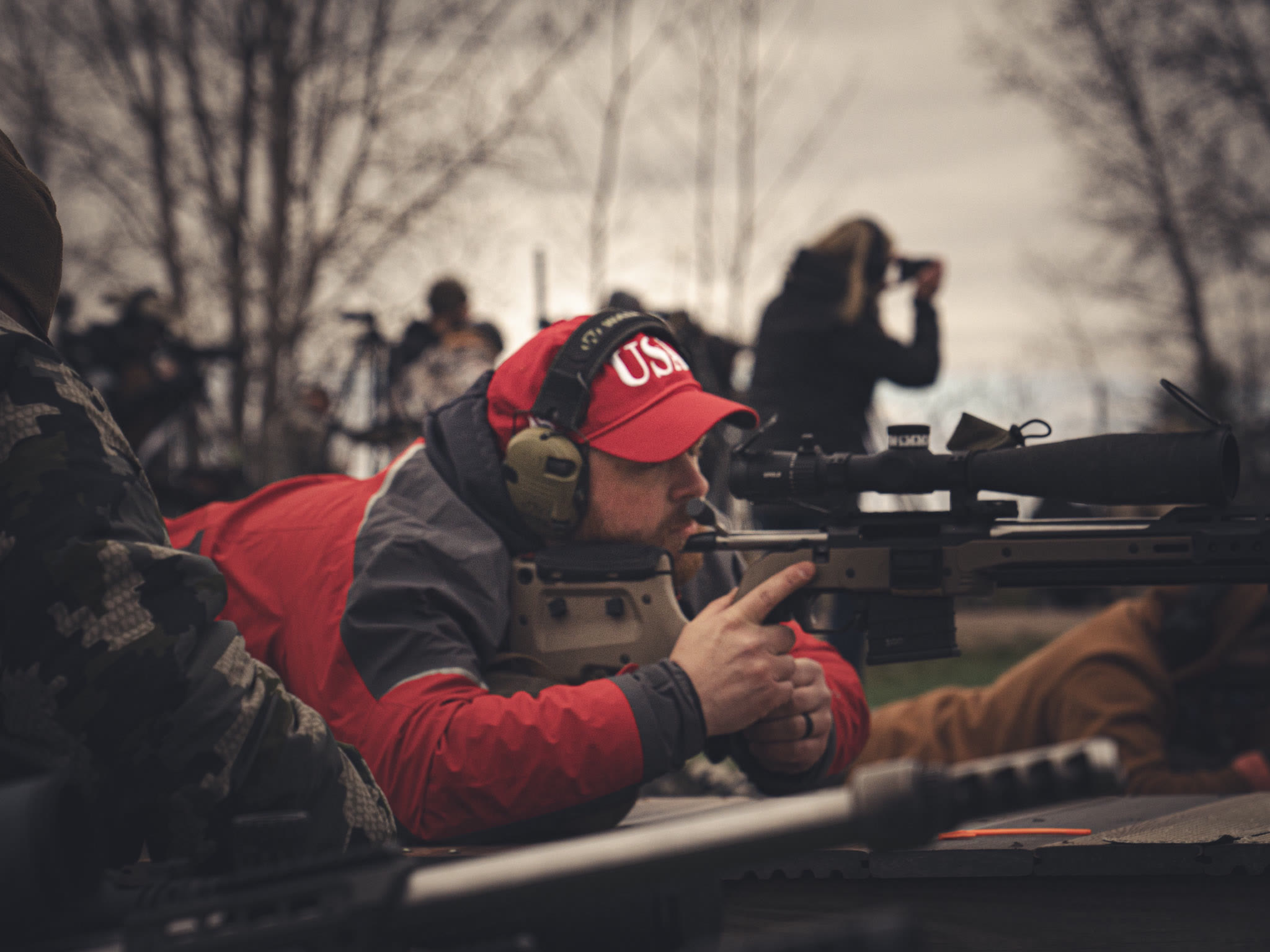 Shooter on the line during an MNPR stage