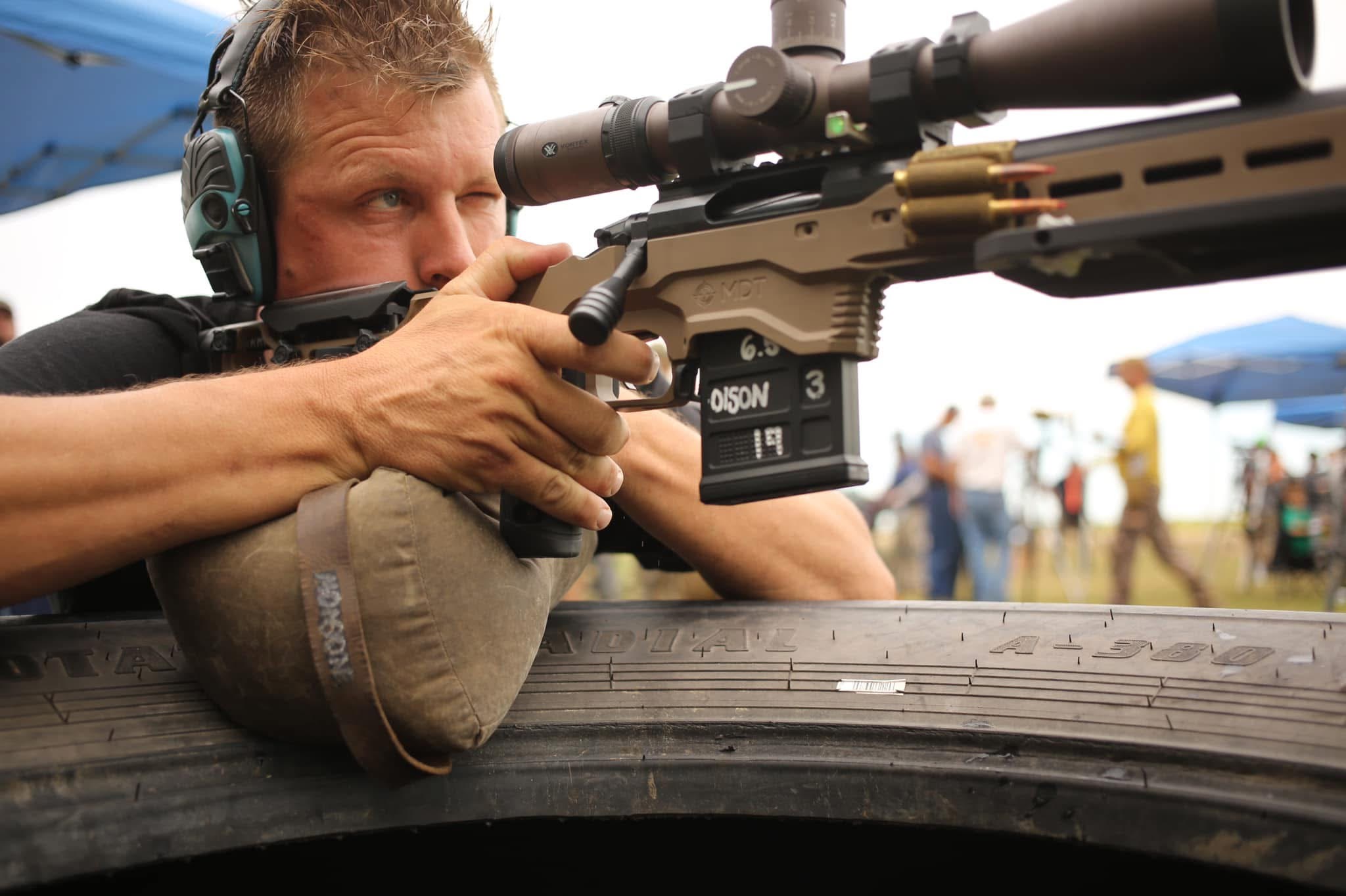 Minnesota precision rifle shooters at a match