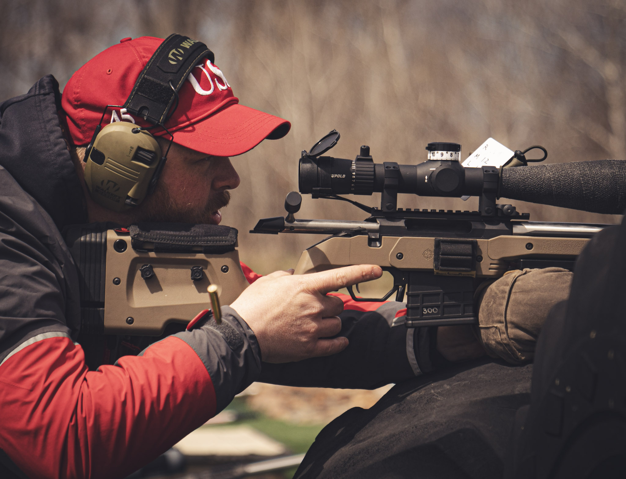 MNPR shooter set up behind a precision rifle